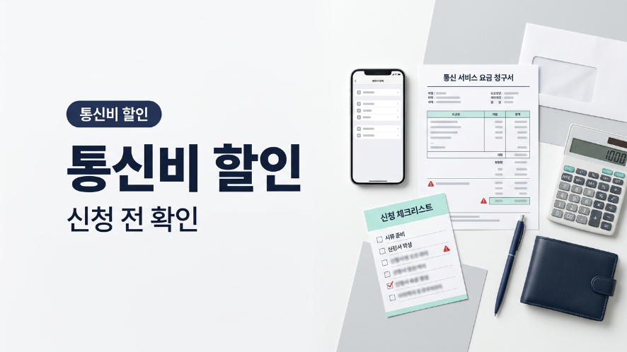 2026 통신비 할인 대상 할인 내용 신청방법 총정리 대표 이미지
