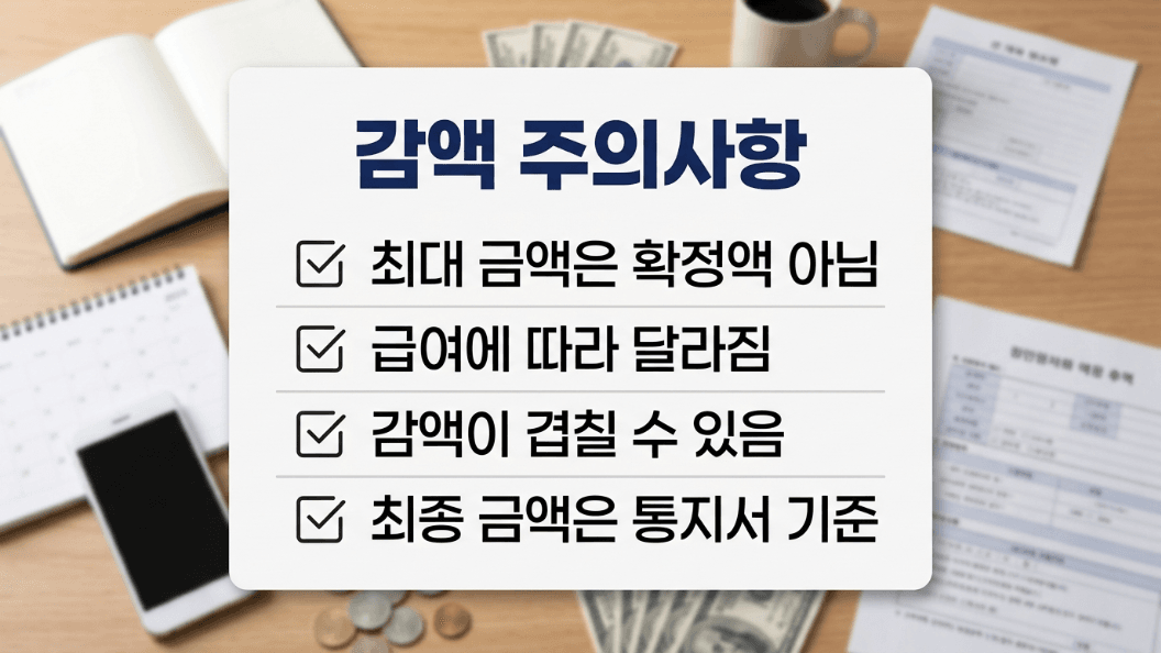 기초연금 감액 주의사항 체크리스트 이미지