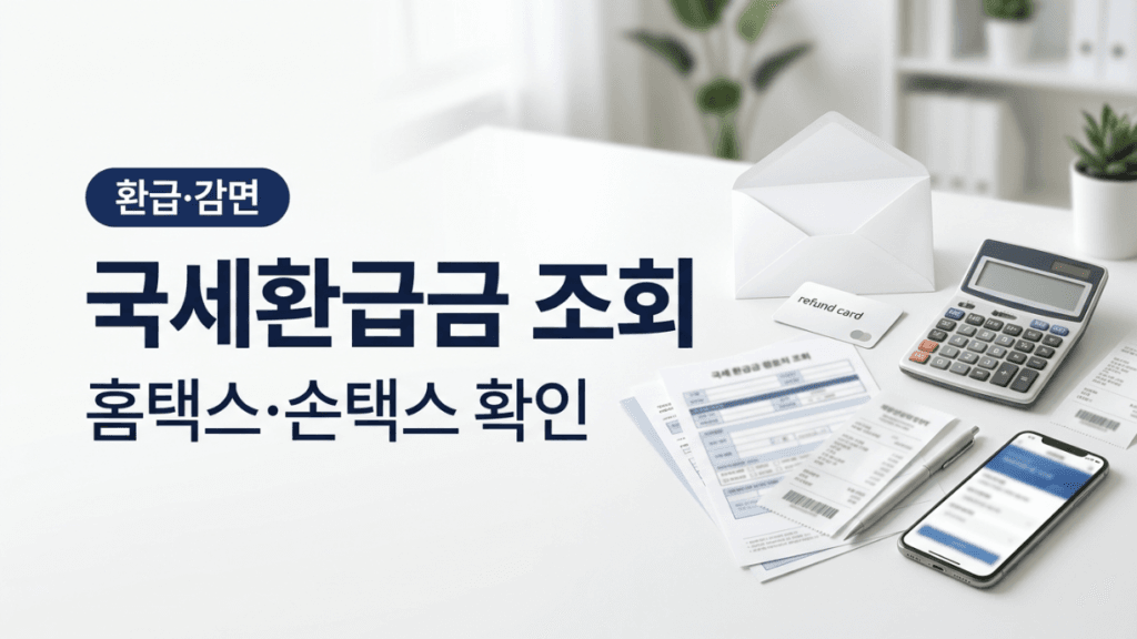 국세환급금 조회 대표 이미지